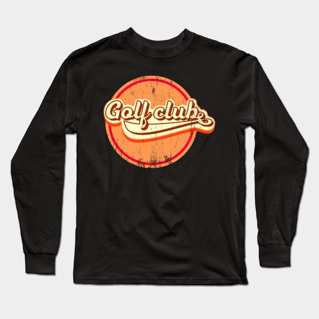 golf club retro Long Sleeve T-Shirt by osvaldoport76